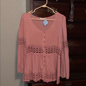 Dusty Rose Blouse